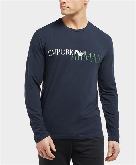 armani long sleeve t shirt cheap